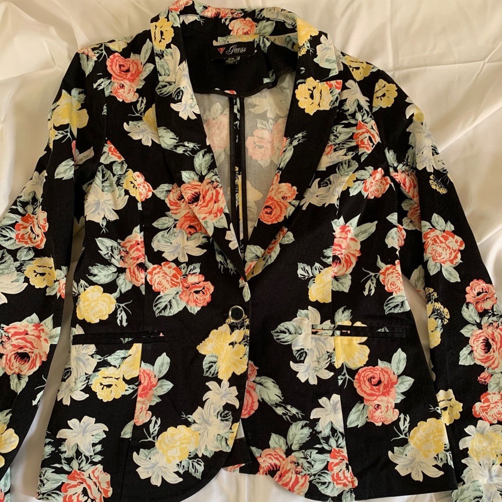 Guess Floral Blazer